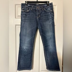 Silver‎ jean Capri 28x22 1/2